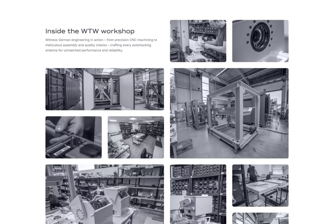 Screenshot der WTW-Website